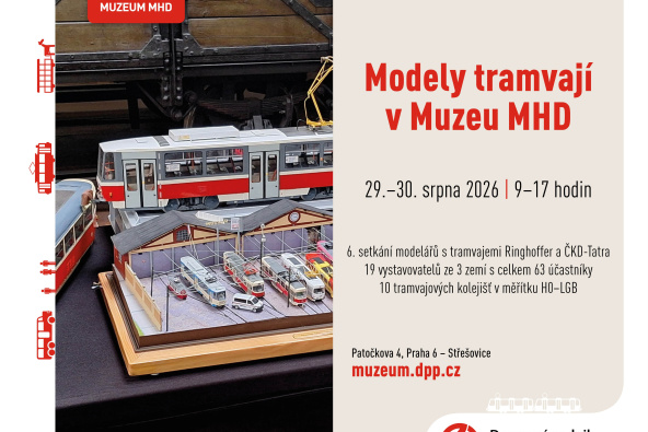 Setkání modelářů tramvají Ringhoffer a Tatra v Muzeu MHD